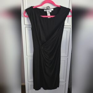 Max Studio Black Knot Front Dress Size XS